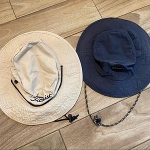 Fishing hats bundle.  Surfing Rip Curl. Golfing titleist